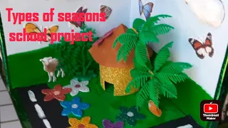 Types of seasons # seasons project# seasons working model #students#teachers #school project