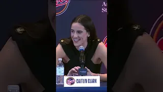 Caitlin Clark talks about the Indiana Pacers