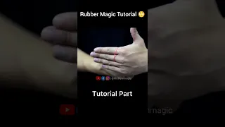 Viral Rubber band Magic trick || Tutorial 🪄💯 || #shorts #viral #short #rubber #tutorial