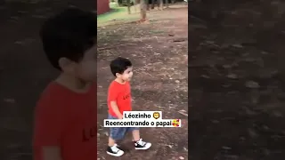 Léo filho de Marília Mendonça reencontra o papai #murilohuff #mariliamendonça #brasil #music #amor