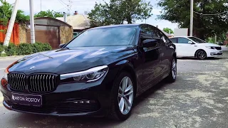 Восстановительная полировка + керамика для BMW 7 в ARton Detailing.