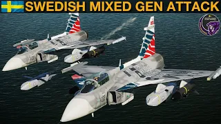 Can A Swedish Air Wing Beat A US Carrier Group? (Naval 24) | DCS WORLD