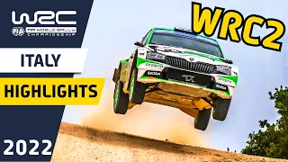 WRC Rally Highlights : WRC Rally Italia Sardegna 2022 : WRC2 Saturday