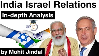 India Israel Relations, Indepth Analysis - Brief overview of Israel Palestine Conflict #UPSC #IAS