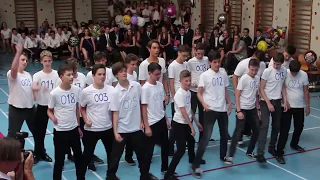 Ballagási tánc, Budenz suli, 8. A, 2017, Primary School Dance