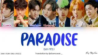 EXO (엑소) - 파라다이스 (Paradise) (Color Coded Han|Rom|Eng Lyrics/가사)