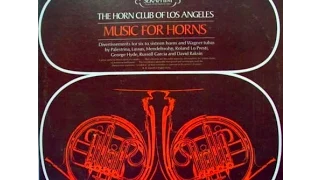 Horn Club of Los Angeles: Echo Song (Orlande de Lassus)