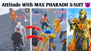 Pubg Mobile Attitude 😈 With Revenge Kill Max Pharaoh x- Suit ( Part 12 ) Hey Noob Gaming