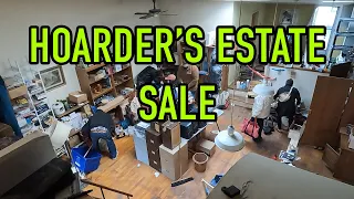 PICKING A HOARDER'S ESTATE SALE. FULL OF JUNK OR TREASURE? #ebay #reseller #estatesale #vintage