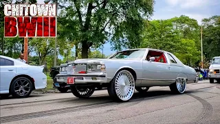 DB Customs Pull Up & Stunt - 2020 Chicago Car Show - part 3 - Big Rims 24s 26s 28s 30s 32s 34s