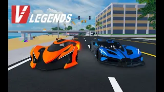 Bugatti Bolide VS Lamborghini V12 Vision GT (Roblox Vehicle Legends)