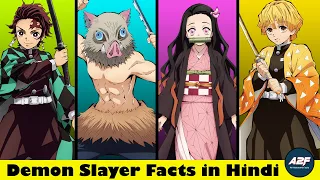 Demon slayer facts | Nezuko, Tanjiro, Inosuke, Zenitsu | Demon Slayer Facts in hindi