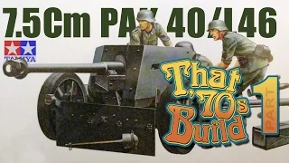 Tamiya 35047 7.5cm Pak 40/L46 Build Review Part 1: In-Box and Complete Build