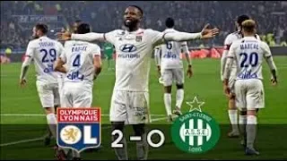 LYON vs AS SAINT-ETIENNE - ( 2-0 ) - Résumé 27ème journée - Ligue1 Conforama/2019-20