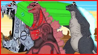 Godzilla & KONG - SIREN HEAD vs EVOLUTION OF MECHA BLOOP - Coffin Dance Meme Cover