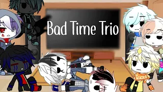 Sans Au's react Bad Time Trio ◇° | Gacha Club | (Read Desk) Warning !! Loud Sound !!