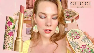 GUCCI Gorgeous Flora Collection 🌸 Eye Palette & They Met In Argentina Lip Color 🌺