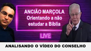 Ancião da CCB desprezando o estudo da Bíblia