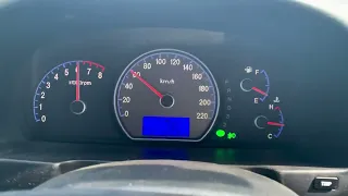 아반떼HD 1.6 가솔린 0-100Km/h 가속 (2006 Hyundai Elantra 0-100Km/h Accelation)