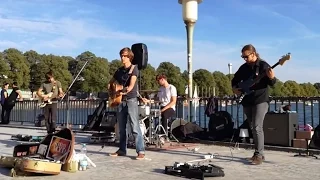 Incredible street cover of Wish You Were Here