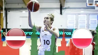 Latvia v Poland - Full Game - Class. 11-12 - FIBA U20 Women's European Championship 2018