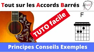Les accords barrés - principes - conseils - exemples en chansons [Tuto guitare facile Terafab]