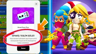 HEDİYE BRAWL PASS | ÜCRETSİZ ÖDÜLLER | YENİ KARAKTER KUPALI KAÇIŞ OYUN MODU KOSTÜMLER - Brawl Stars