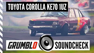 Classic Toyota Corolla KE70 1UZ Max Fleckney - Soundcheck Video Series