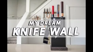 My Dream Knife Wall | My Entire Japanese Kitchen Knife Collection on ONE Wall