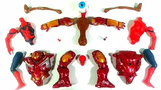 Assemble toys ~ Spider-Man, Hulk Buster Vs siren head Avengers superhero toys