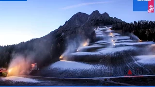 Kronplatz first snow making season 2017-2018 (HD)