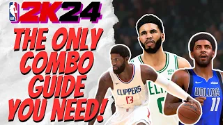 The secrets to CREATING THE BEST DRIBBLE COMBOS for MyCAREER in NBA 2K24 (Sigs Included)!