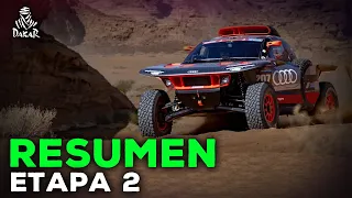 ¡SAINZ LIDER de la GENERAL! - ¡PETERHANSEL GANA la ETAPA! - Resumen Etapa 2 - DAKAR 2024