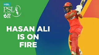 Hasan Ali Is On Fire | Islamabad United vs Peshawar Zalmi | Match 33 | HBL PSL 6 | MG2T