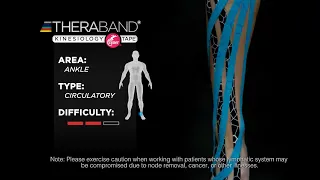 TheraBand Kinesiology Tape Application CrissCross