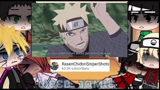 Boruto and Friends react to Naruto and Sasuke War fight!