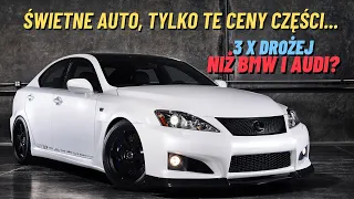 Ceny części do Lexusa IS wywalają z butów 💰 przykłady części z cenami 🔧