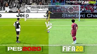 FIFA 20 vs PES 2020 Official Gameplay Comparison