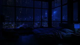 Cityscape Rain Symphony - Relaxing Sounds for a Peaceful Sleep 🎶💤