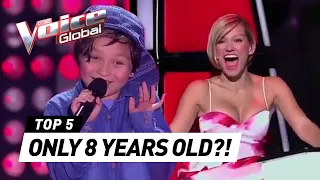 8-Year-Olds that SHOCKED coaches in The Voice Kids