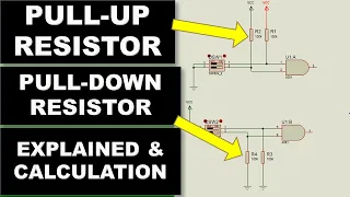 363 Pull Up / Pull Down Resistor Explained, How to Calculate Pull Up/ Pull Down Resistance