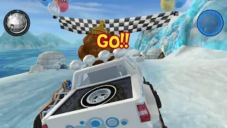 How to get the easter egg in Glacier Gulch (Beach Buggy Racing)
