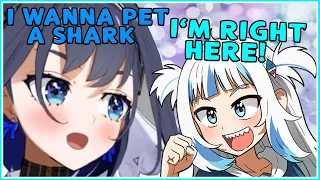 Kornii wants to pet a Shark