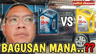 Bagusan Mana Shell Helix HX6 atau Shell Helix HX7 Plus Untuk Avanza❓ | #MyVlog002