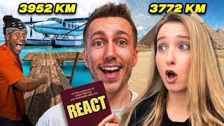 REACTING TO SIDEMEN HOW FAR CAN YOU GET IN 24 HOURS