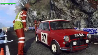 DIRT Rally 2 on Linux (Steam Play/Proton) - Pra D'Alart with Mini Cooper S