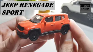 Unboxing Jeep Renegade Sport Welly 1/64 Diecast Miniature