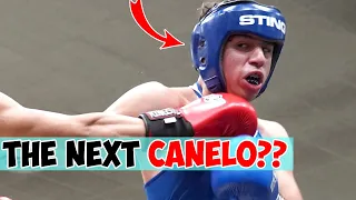 Is this YOUNG BULL the NEXT Canelo Alvarez? He's a LEFTY!