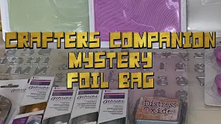 Crafters companion foil press mystery bag