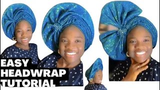 How To Tie Gele On Your Own/ Tutorial / Headscarf/ Turban / Headwrap